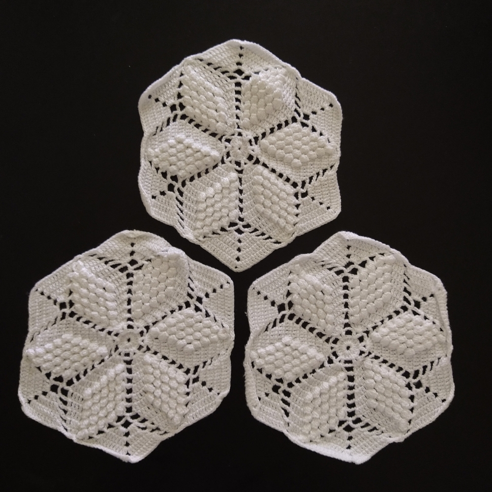 Vintage Doilies Set of 3
